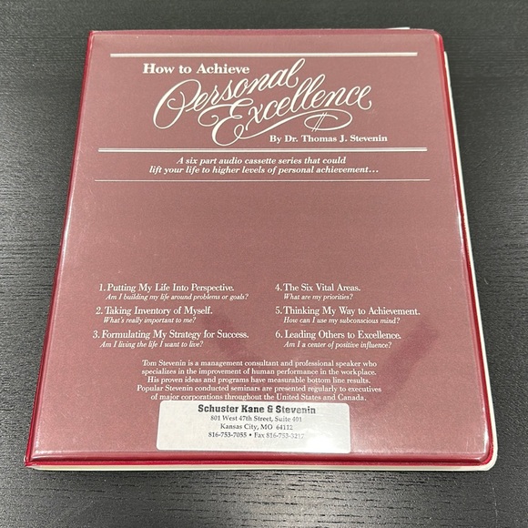 Vintage Self-Help Cassette Tape Set with Workbook - Picture 1 of 8